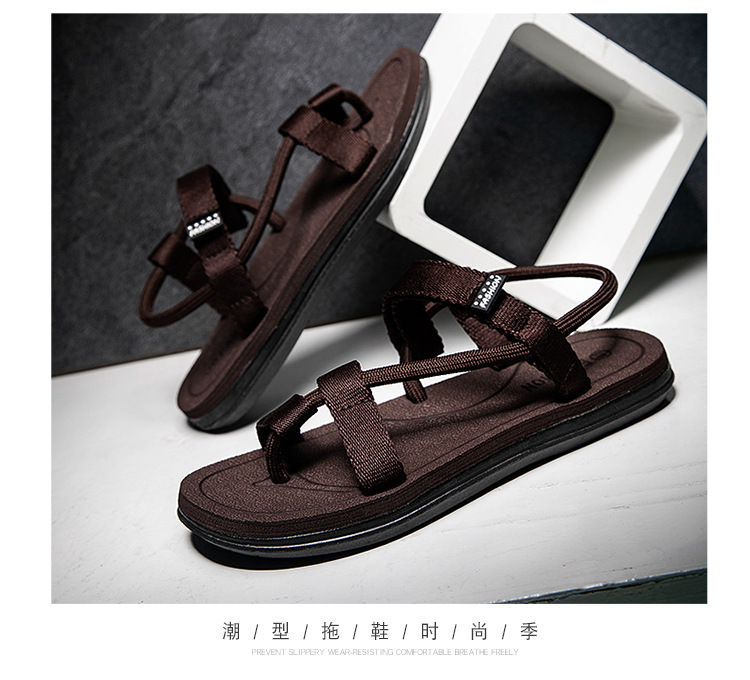 New summer slippers men's hot couple beach shoes Korean version casual two-use men's Vietnamese sandals foreign trade 39 undefined