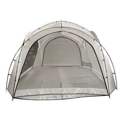 Outdoor Party Tent Round Double Folding Camping Tent Camping Tent Field Travel Quick Open Factory Outlet (Çadırlar) - white-5-8-people