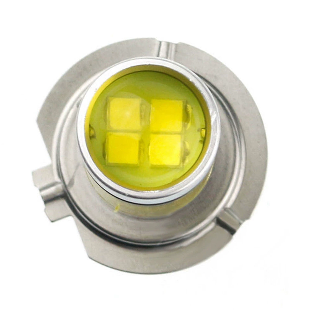 Хит продаж высокомощная LED противотуманная фара H7 100W 3030 золотистый свет, передняя автомобильная противотуманка