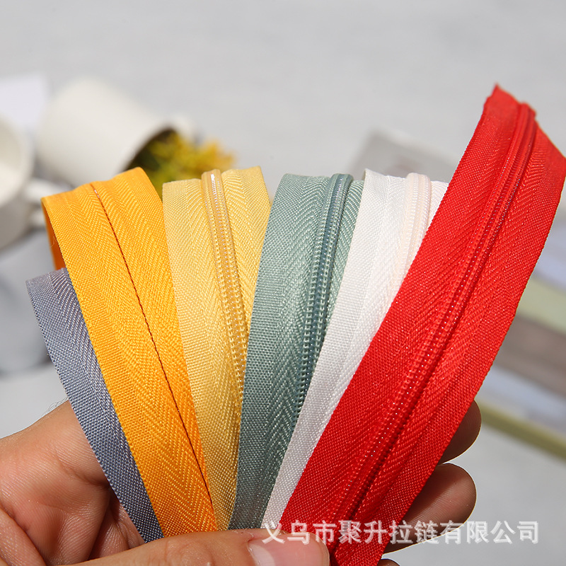 现货3号尼龙隐形拉链 布边闭尾抱枕靠垫拉链彩色蕾丝网边裙裤拉链