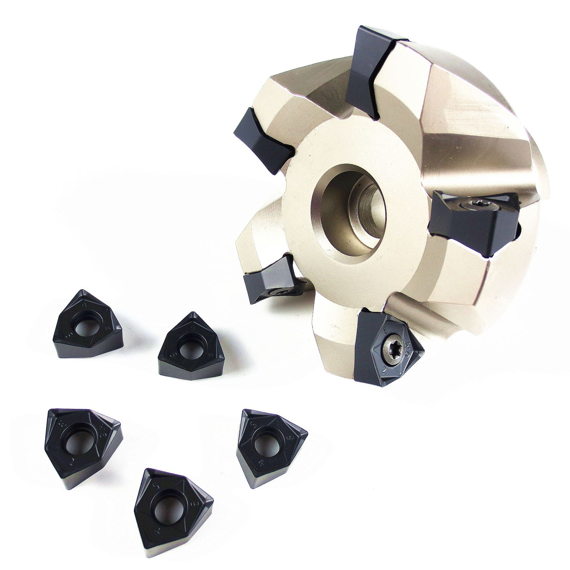 四川天虎方肩铣刀盘/川工面铣刀：WFWN90080R-5T-M-CC