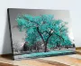 高清跨境家居青色喷绘画