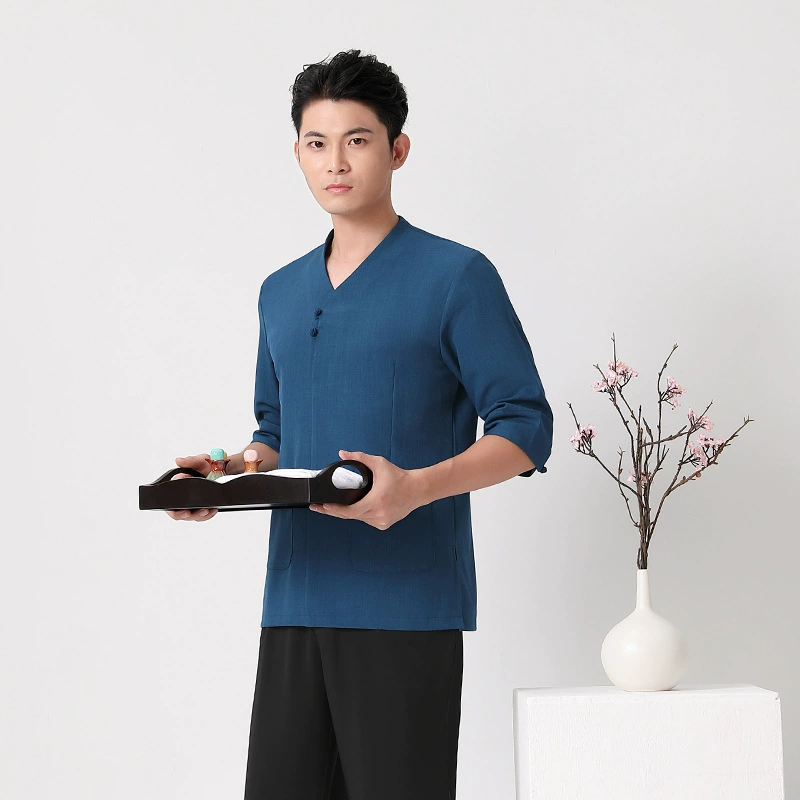 Салон красоты Рабочая одежда осень новый мужской спа-центр здоровья центр китайской медицины массаж ног рабочая одежда педикюр техник одежда костюм