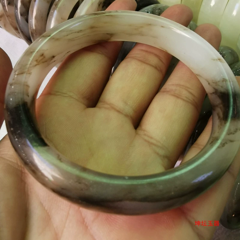 Кварцевый браслет из нефрита, 60 мм