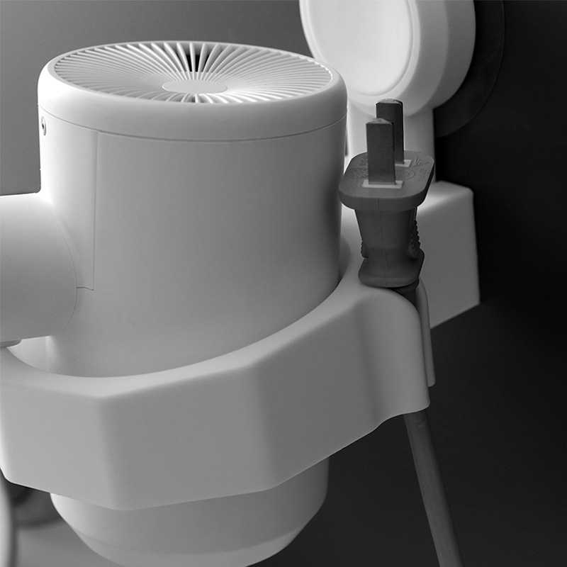 Hogar baño secador de pelo rack baño secador de pelo soporte de almacenamiento sin costuras pegatina secador de pelo rack montado en la pared secador de pelo rack