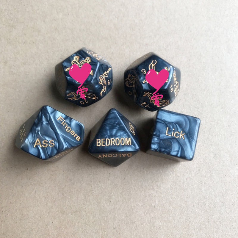 5个一套珍珠纹黑情趣骰子_副本