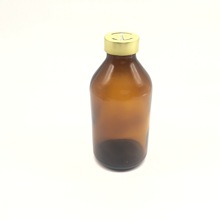 棕色输液瓶 口服液瓶 糖浆瓶250ml 配医用铝盖食品级胶塞厂家直供