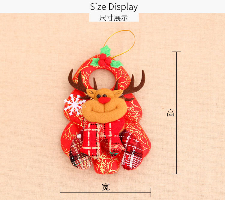New Christmas Small Doll Christmas Ornament Wholesale display picture 3