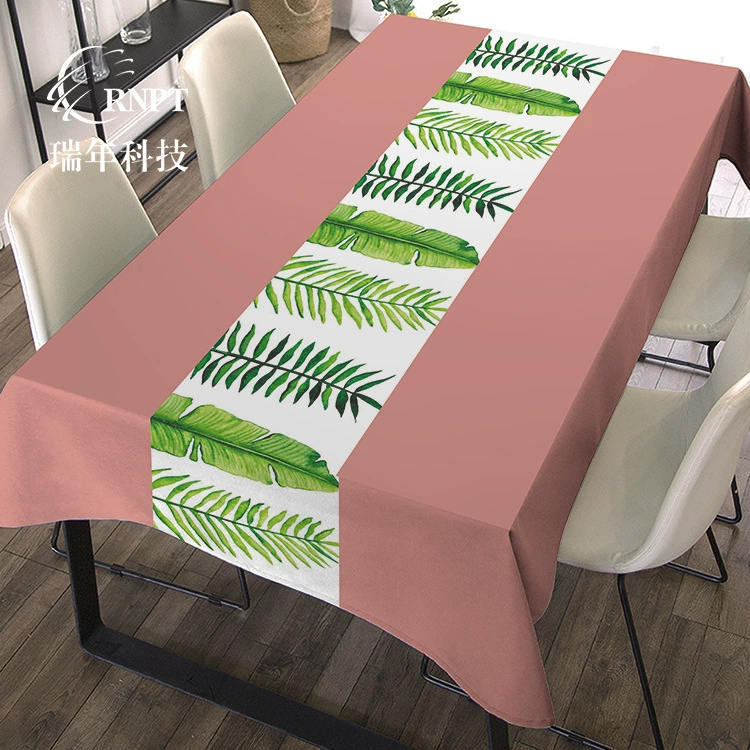 RNPT Ruinan [Новый продукт Горячая продажа] Простая скандинавская скатерть европейская прямоугольная скатерть из ПВХ водонепроницаемая скатерть