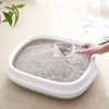 The new cats sand pot full -semi -closed cat toilet can be disassembled away from the anti -splashed cat sand box cat pet supplies spot