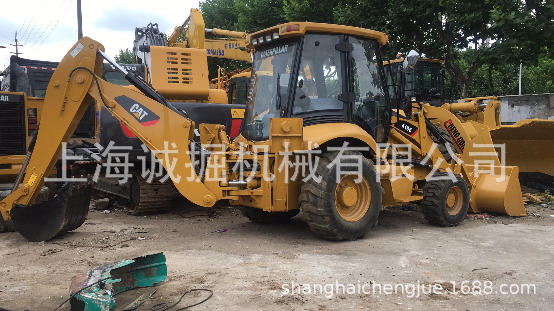 caterpillar backhoe loader 二手卡特两头忙416装载机