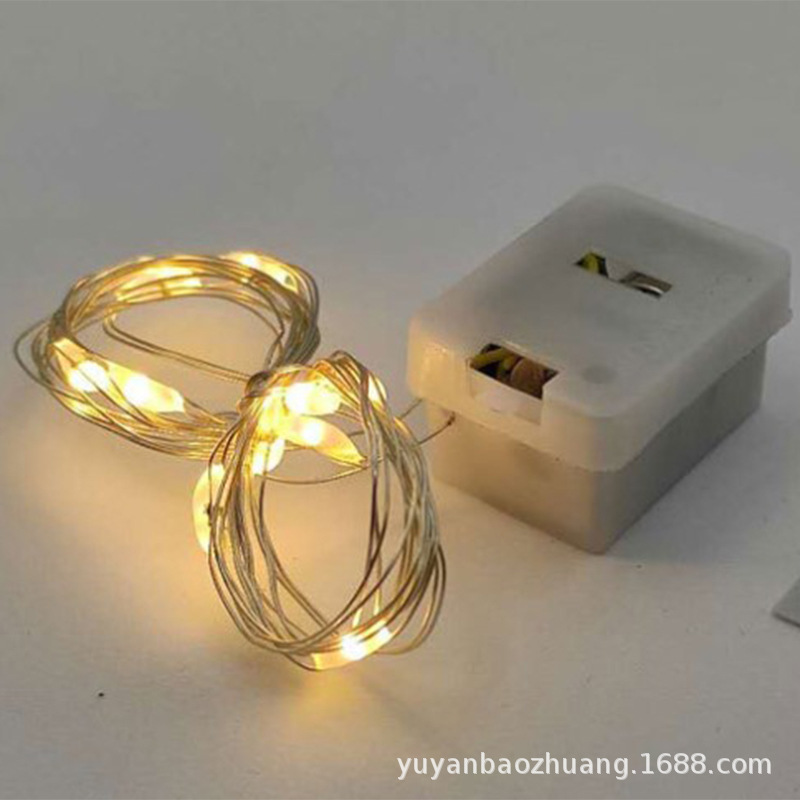 2m20 perlas de luz cálida; luz LED