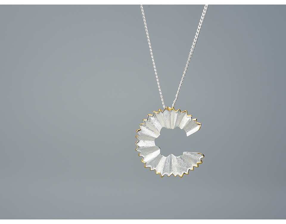 Women'S Gender 925 Sterling Silver Plating Geometric Pendant Necklace
