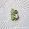 Cartoon resin with accessories, children's hair accessory, hairgrip, transport, handmade, crocodile