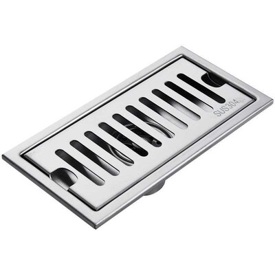 304不锈钢加长加厚防臭地漏大排量长条形淋浴房卫生间长方型浴室