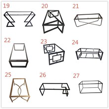 厂家直销办公桌铁艺桌腿餐桌会议桌桌脚定制酒店咖啡厅创意铁脚架