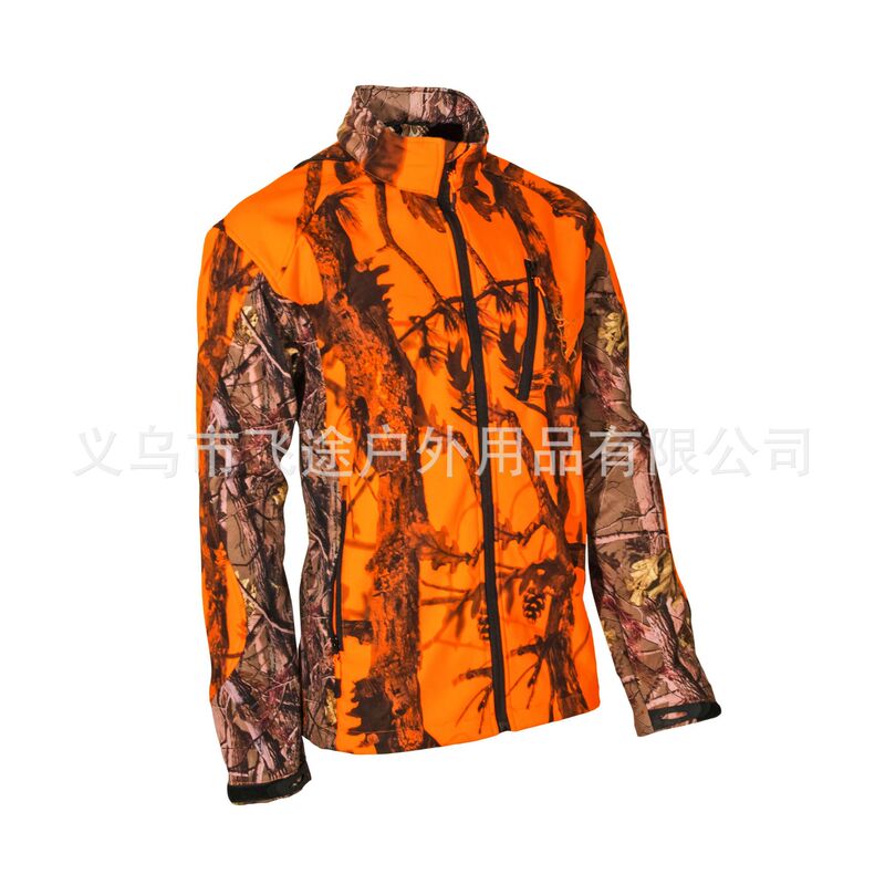 Specializing in the production of OEM custom waterproof camouflage hunting clothes waterproof windproof breathable outdoor hunting clothes hunting jacket