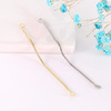 Long earplugs with tassels, universal earrings with accessories, internet celebrity, handmade, simple and elegant design