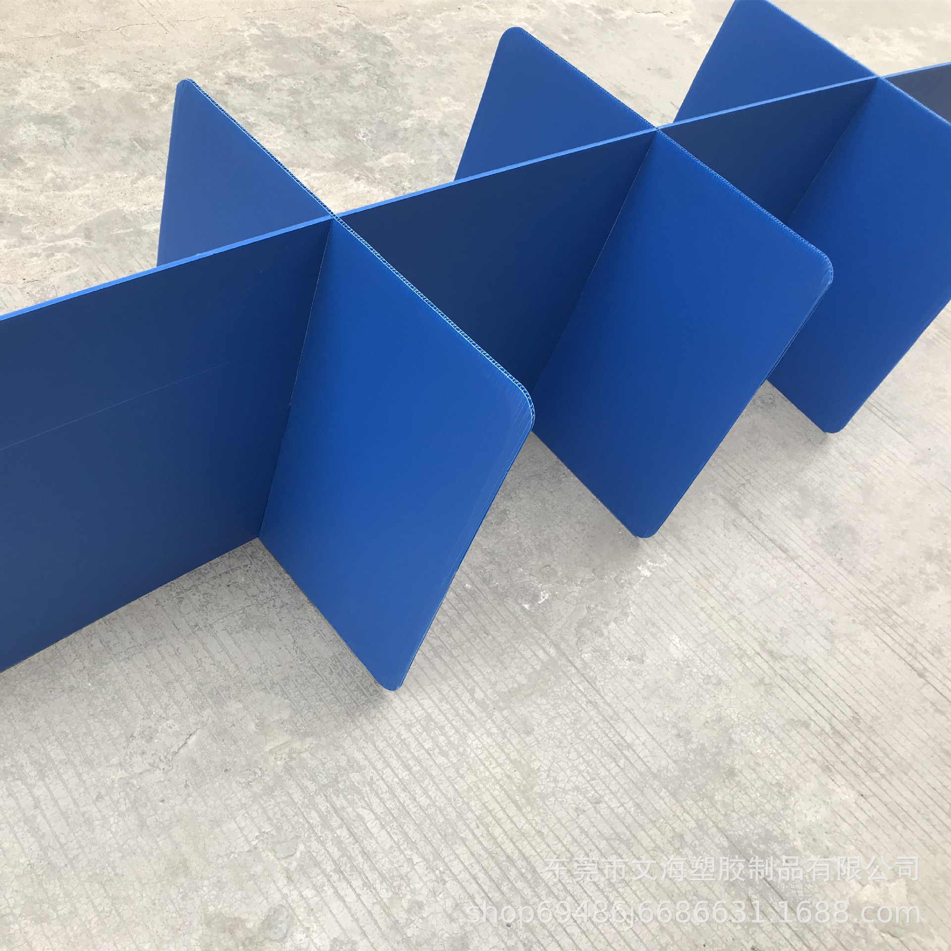 文海定制pp中空板刀卡 餐桌塑料隔板 防飞沫瓦楞板格挡可定制尺寸