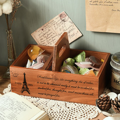 【雜卡】zakka雜貨兩格提手多功能首飾收納盒 雜物儲物盒M-9115