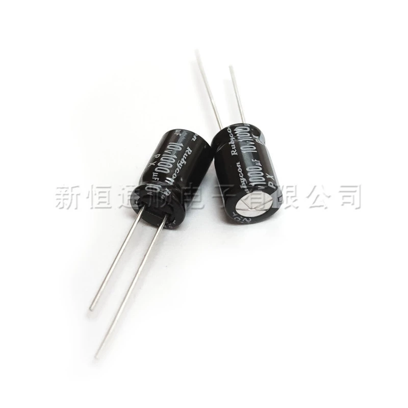 10V1000uf PX 8X11.5 Original new new product Rubycon aluminum electrolytic capacitor 105 degrees