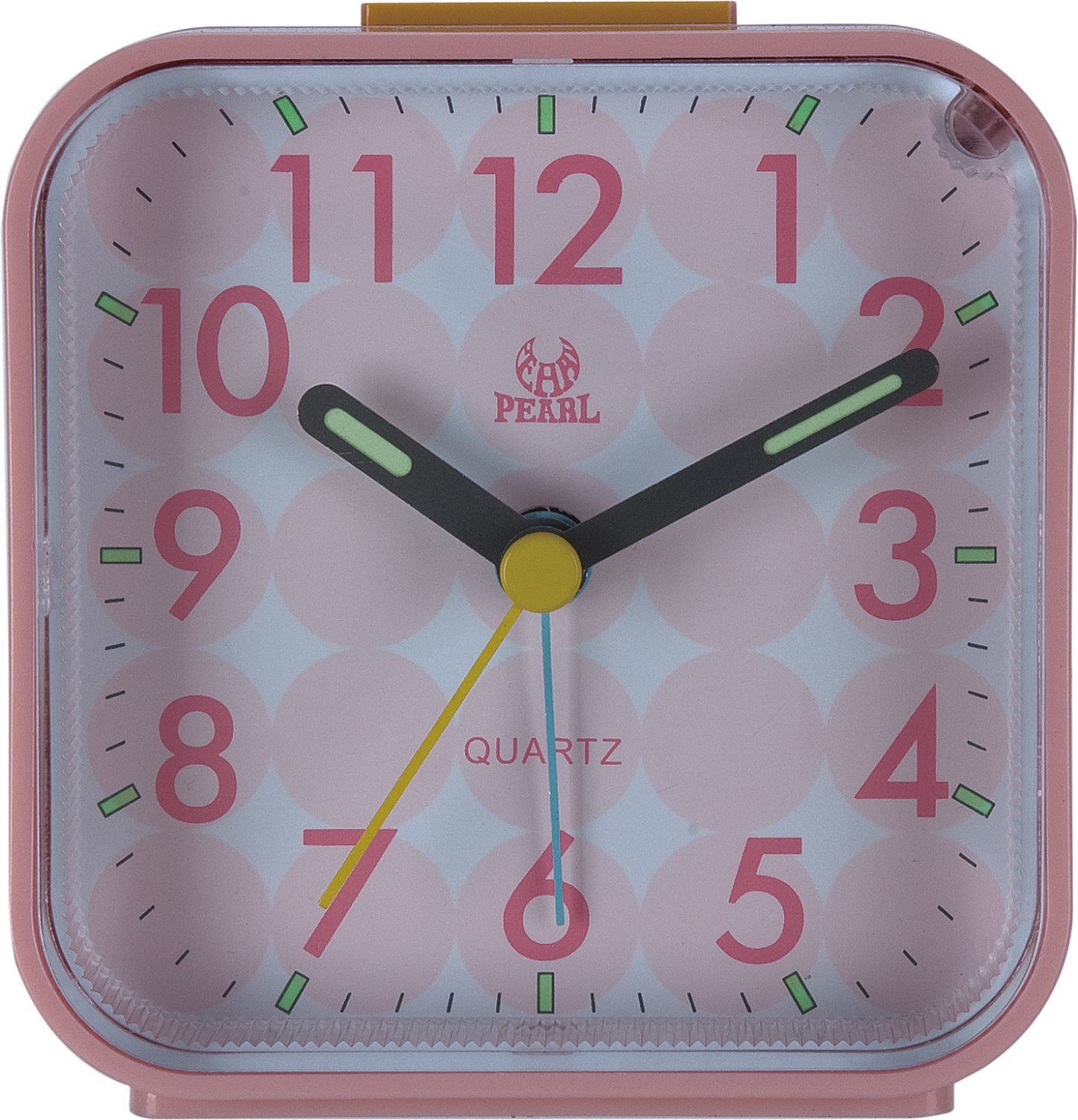 Luminoso pequeño reloj despertador moda mudo reloj despertador hogar mesita de noche reloj de escritorio Estudio de los niños reloj despertador PERLA
