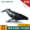 搪胶海洋动物模型玩具 PVC充气海洋玩具 儿童戏水座头鲸充气玩具