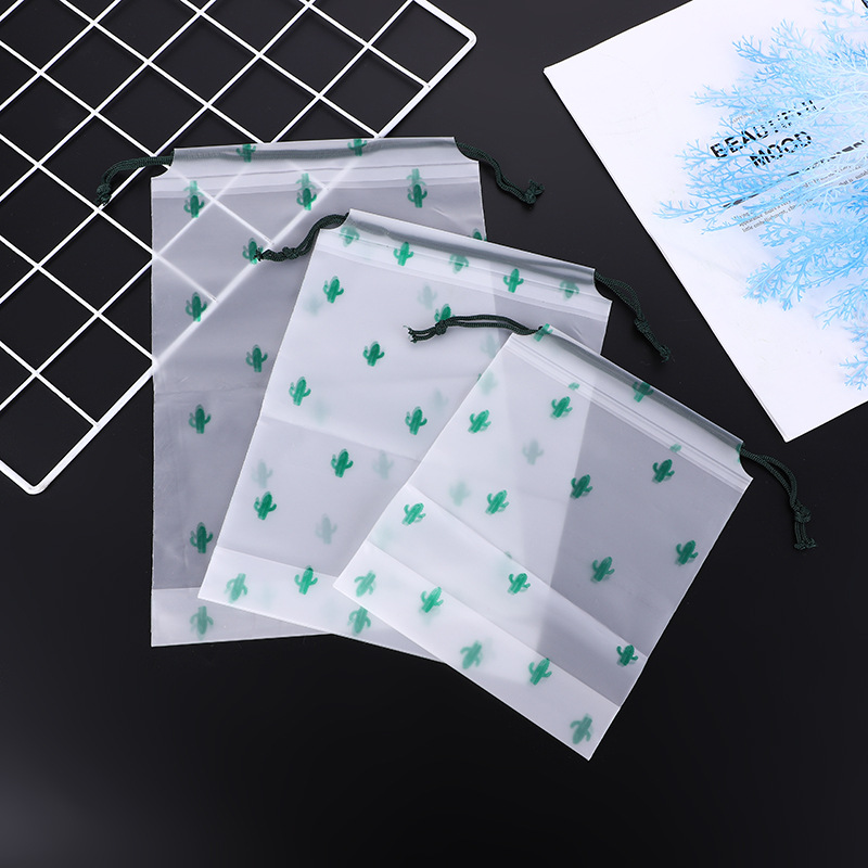 Toalla DE CARA bolsa de embalaje esmerilado bolsa de cordón calcetines ropa interior bolsa de cordón engrosada zapatos de viaje bolsa de almacenamiento colgante