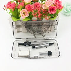 Wholesale Student Set with 7 Items: Ruler with Cover, Compass, Student Drawing and Measuring Set, Specialized Compass Kit