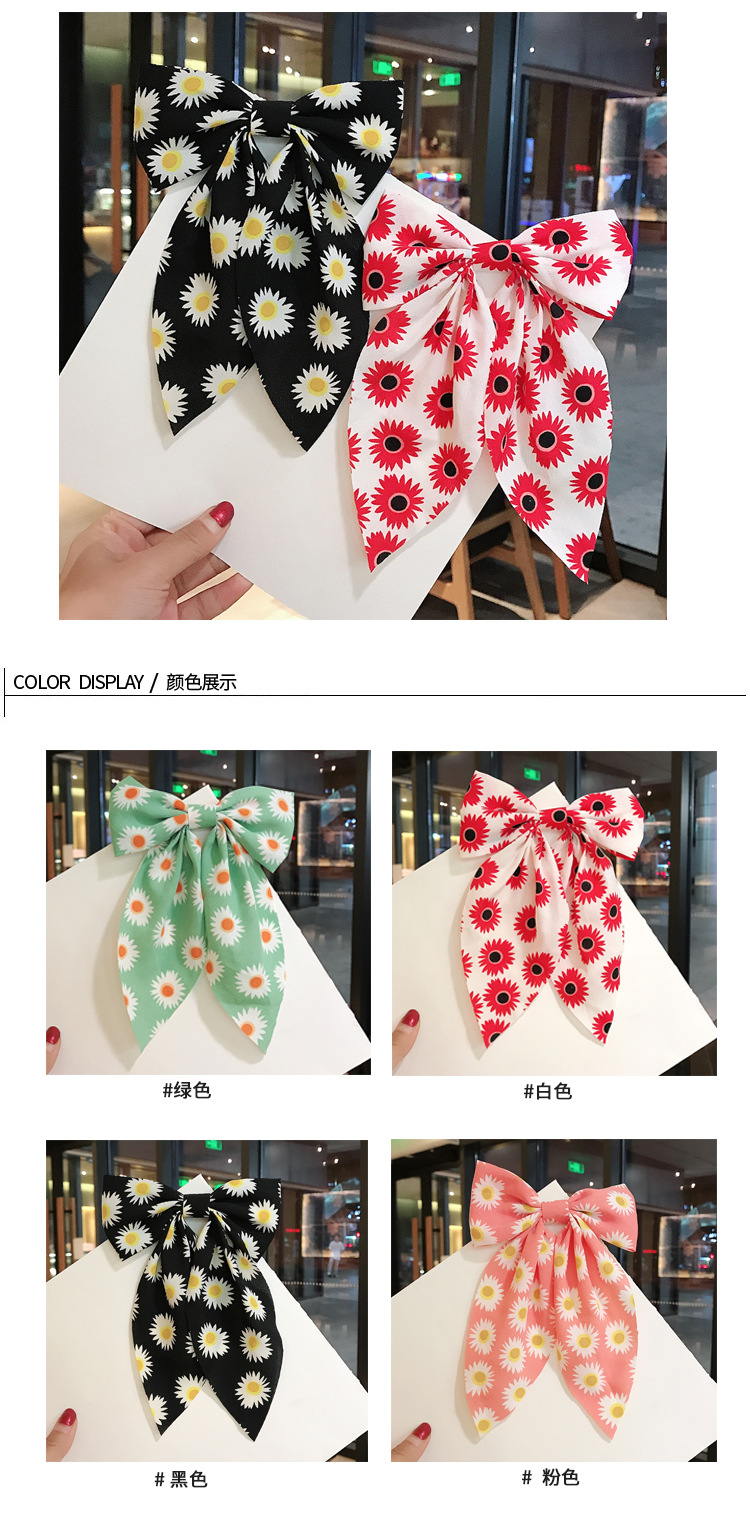 Korea Big Bow  Swallow Knot Large Duckbill Hairpin  Wholesale display picture 1