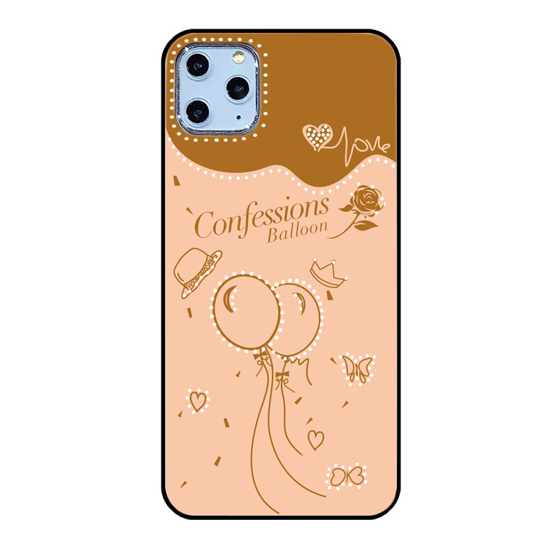 For Apple xsmax Mobile Phone Case with Drill iPhonex Fashionable Women's Mobile Phone Case Apple xr with Drill Soft Case with Drill