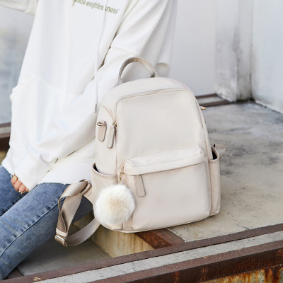 牛津布双肩包女大容量 2021新款潮时尚轻便时尚多用防盗旅行背包|ms