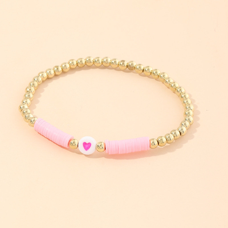 Bracelet Bohème Nihaojewelry Gros Bracelet En Céramique Souple Coloré Bracelet De Perles D&#39;amour Sauvage Corde D&#39;amitié display picture 7