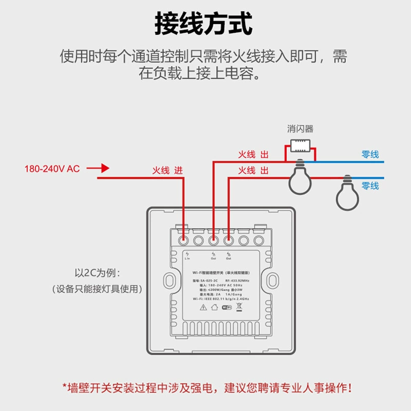 Умная кнопка Wall switch 易微联, 4G, дистанционное управление