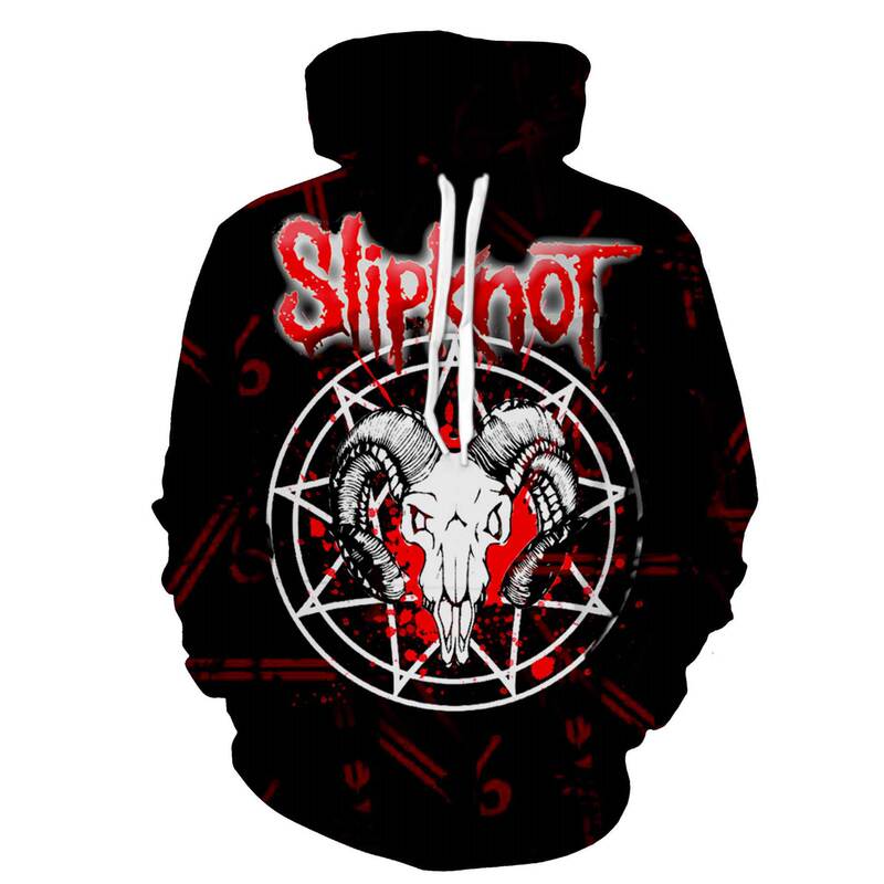 2020 New American Slipknot Band New Wave Metal Rock Commemorative 3D Sweatshirt Hoodie