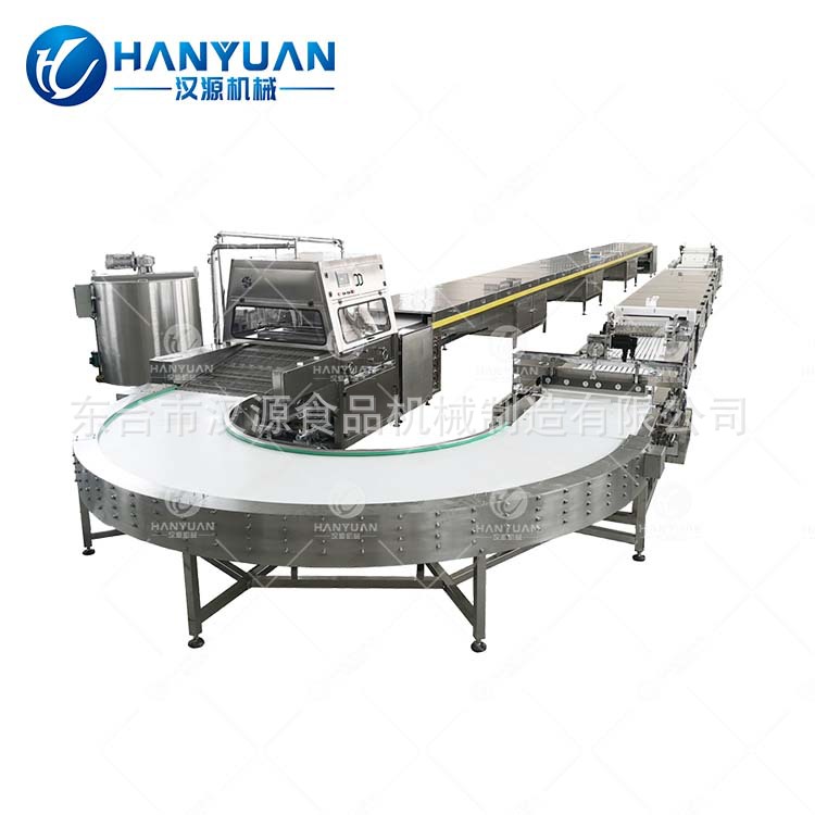 汉源机械供应能量棒成型分切设备|能量棒机器|巧克力能量棒设备