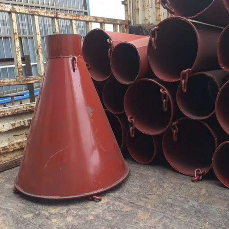 现货PZ混凝土串筒喷浆机 圆形缓冲锥形垂直混凝土料斗喷浆机配件