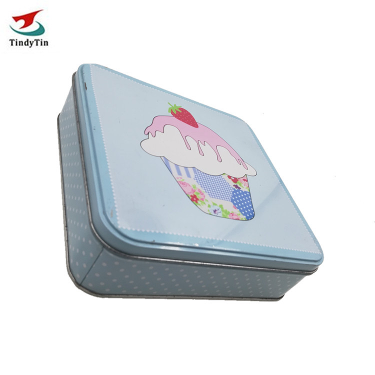 曲奇饼干方形铁盒定制糕点烘焙包装罐 情人节通用礼物盒 厂家定制