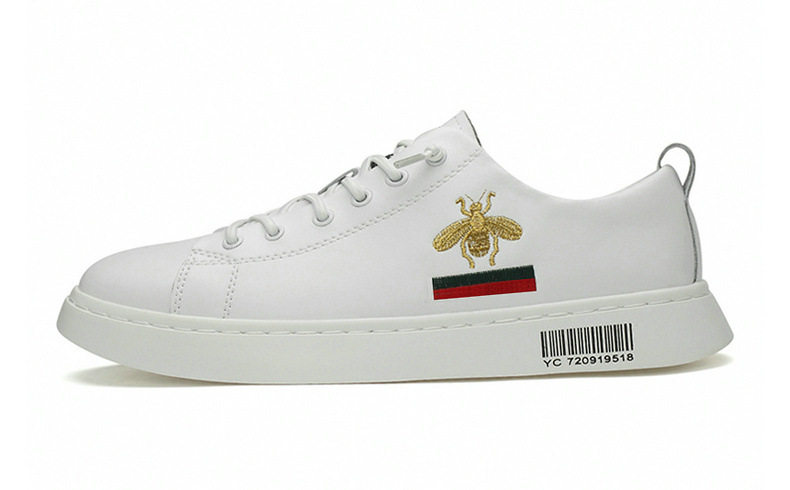Giày sneaker nam da bò cổ thấp đế bệt, giày thể thao thoáng khí tăng chiều cao — S920 màu trắng, S920 đen chi tiết 30