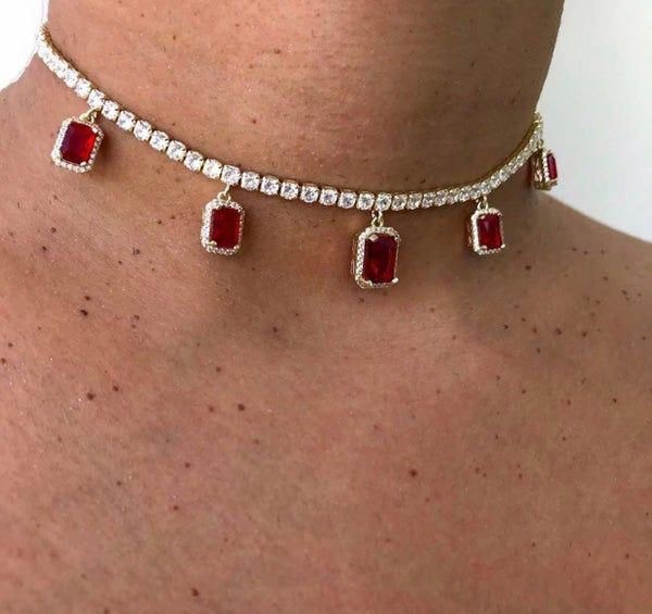 Fashion New Diamond Chain Alloy Pendant Women's Necklace display picture 5