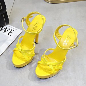 高跟鞋女2021新款韩版shoes细跟鱼嘴凉鞋女手工外贸女鞋厂家直供