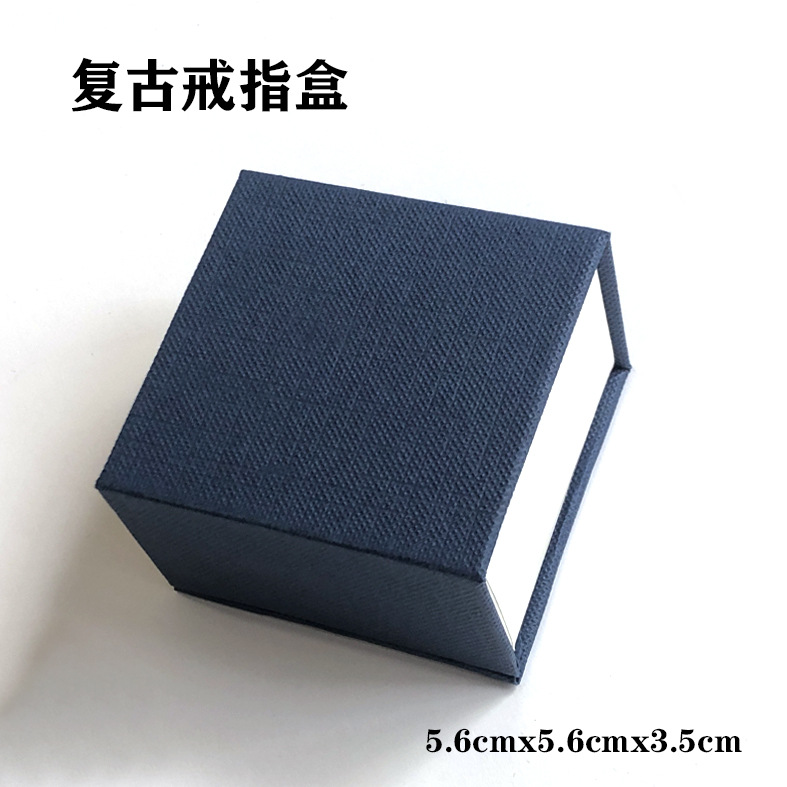 厂家直供 精美带磁力的新莫兰迪古风国学戒指包装盒幸福感爆棚..