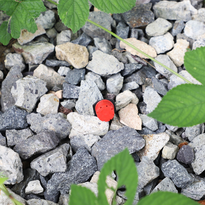 8 agujeros ajustables goteo rojo pequeño sombrero rojo goteo de árboles frutales jardín equipo de riego por goteo nuevo con anillo en forma de O sin impuestos