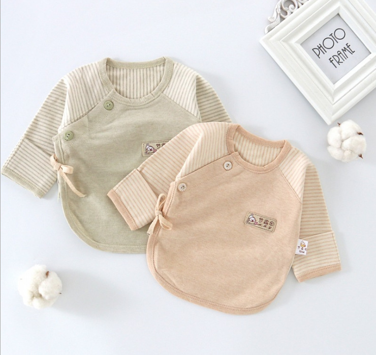 Newborn baby Autumn coat Cotton Monk clothes baby singleton jacket 0-3 A month Underwear Newborn clothes