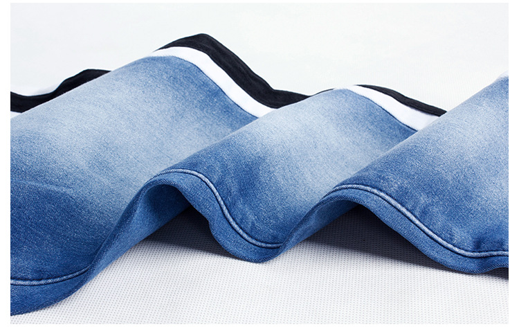 Odzież damska Wysoka talia, slim, stretch, dwustronnie wycięte dżinsy, spodnie damskie, ołówkowe spodnie_voghion.com