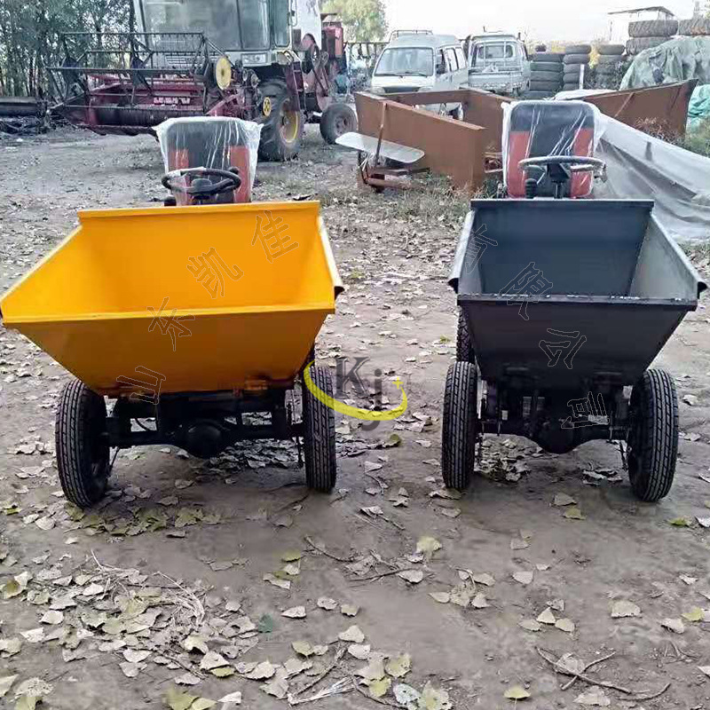 拉沙拉粪养殖翻斗车 拉沙拉粪养殖翻斗车 混凝土电动翻斗车工程车