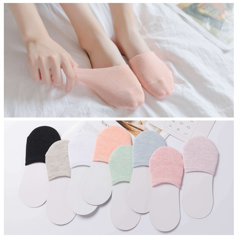 Front half Palm socks half socks women's front foot socks summer invisible socks high heels socks invisible cotton boat Socks women