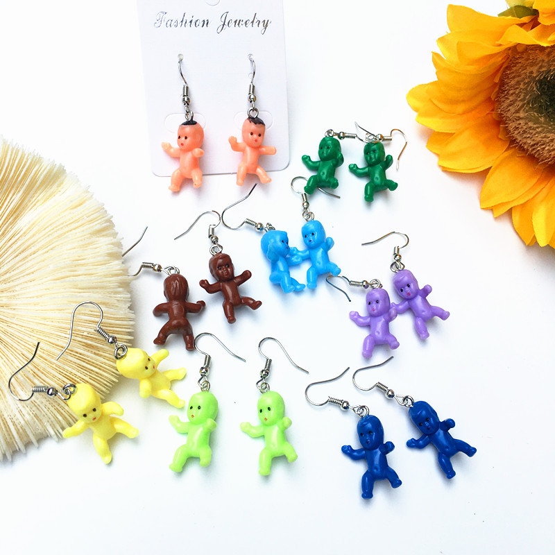 Novelty Doll No Inlaid Earrings display picture 2