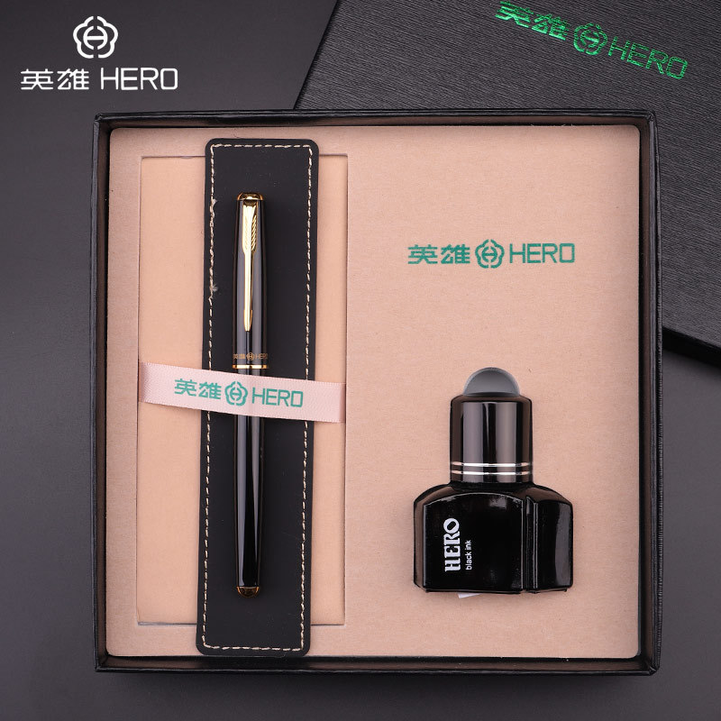 HERO hero 5020 Pen reticule Ink Gift box suit business affairs to work in an office gift customized LOGO