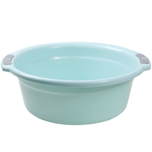 Thickened washbasin plastic basin vegetable basin large household binaural baby adult laundry basin footbath small basin